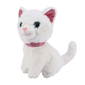Pelúcia Gato Sentado Branco Havan Toys 18 cm - HBR0467