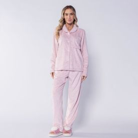 Pijama Feminino Americano Sleepy Panda Camila Moretti Rosa