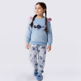 Pijama Infantil Menina 4 a 10 Anos Orelha 3D Disney