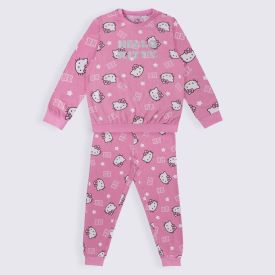 Pijama Infantil Menina 4 a 10 Anos Peletizado Sanrio