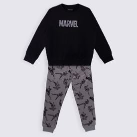 Pijama Juvenil Menino 12 a 16 Anos Peletizado Marvel