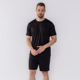 Pijama Masculino Curto Com Bolso Marc Alain