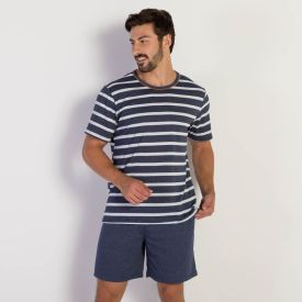 Pijama Masculino Listras Marc Alain Listra