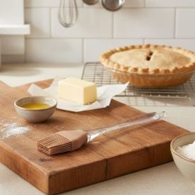 Pincel de Silicone Basic Havan Casa 23Cm - Mocha Mousse