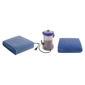 Piscina Inflável 12.000 Litros Com Cobertura e Filtro Bel