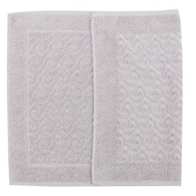 Piso Atoalhado 50X70 Cm Spazio Havan  - Prata