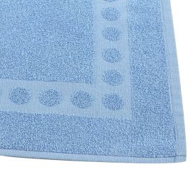 Piso Atoalhado Para Banheiro 100% Algodão Havan Casa - Azul Claro 