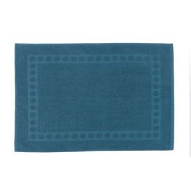 Tapete Piso Atoalhado para Banheiro 100% Algodão Havan Casa - Turquesa Luna