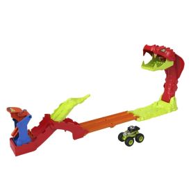 Pista Hot Wheels Monster Trucks Ataque da Cobra - JJN44