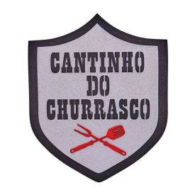 Placa Decorativa Brasão Do Churrasco Grife De Boteco Forgerini - 202