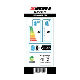 Pneu Xbri Fastway C1 185/60 R14 82H - Preto