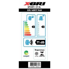 Pneu Xbri Sport+ C1 225/45 R17 94W - Preto