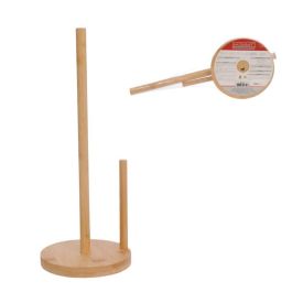 Porta Papel Toalha De Bambu Hauskraft - 33cm