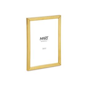 Porta Retrato Em Metal Mart 15X20 Cm - Dourado