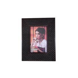 Porta Retrato Madeira 10X15cm Bw Quadros - Tabaco