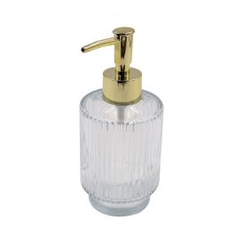 Porta Sabonete Líquido de Vidro Redondo Havan Casa - 310Ml