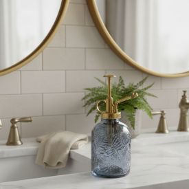 Porta Sabonete Líquido Folha Havan Casa 365Ml - Dourado