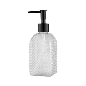 Porta Sabonete Líquido Premium Quadrada 400Ml Uz - Transparente