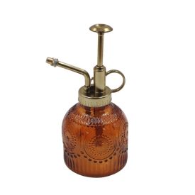 Porta Sabonete Líquido Redondo de Vidro Havan Casa 220Ml - Marrom