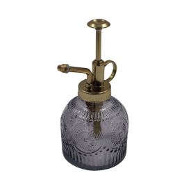 Porta Sabonete Líquido Redondo de Vidro Havan Casa 220Ml - Cinza