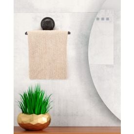 Porta Toalha De Rosto Ultra Sucção Arthi - Preto