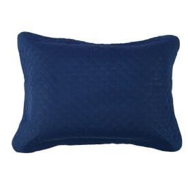 Porta Travesseiro Napoli Matelado 50Cm X 70Cm Havan Casa - Azul Oceano