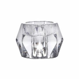 Porta Velas De Vidro Rojemac 7Cm - Transparente