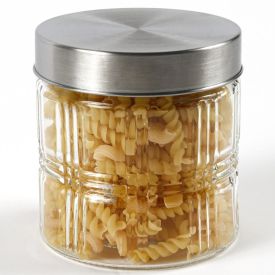 Pote De Vidro Com Tampa De Metal Havan Casa 800Ml - Transparente