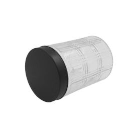 Pote De Vidro Com Tampa Havan Casa 1,2 Litro - Preto