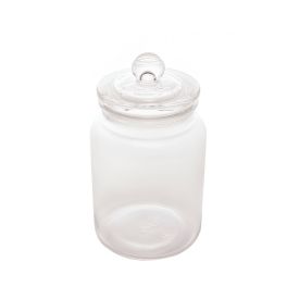 Pote De Vidro Com Tampa Arena Lyor 1,1 Litros - Transparente