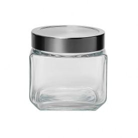 Pote De Vidro Hermético Quadrado 750Ml - Havan Casa