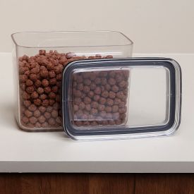 Pote Hermético Retangular 1,5 Litros Havan Casa - Transparente