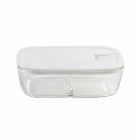 Pote Hermético Com Divisória Havan Casa 800 Ml - Branco