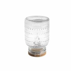 Pote Hermético Com Tampa De Bambu Havan Casa 900 Ml - Texturizado 