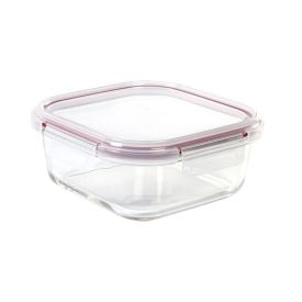 Pote Hermético Quadrado Havan Casa 1,2 Litros - Vidro Transparente 