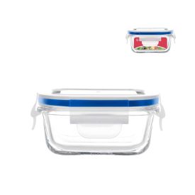 Pote Hermético Retangular 120Ml Hauskraft - Vidro