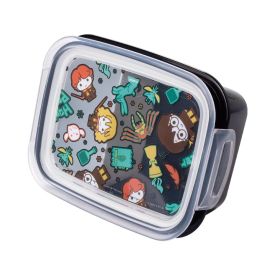 Pote Marmita com Trava Harry Potter Plasútil 630Ml - Preto