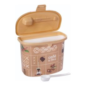 Pote Porta Café E Filtro Decorado Plasútil 1,5 Litros - Fendi