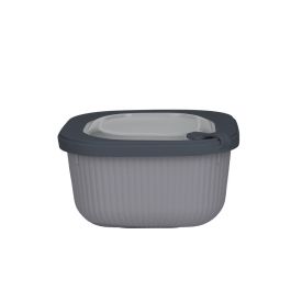 Pote Quadrado Camerata Havan Casa 1,1 Litro - Cinza