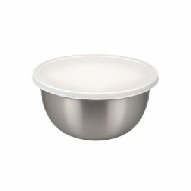 Pote Redondo Com Tampa Havan Casa 1,5 Litros  - Aço Inox