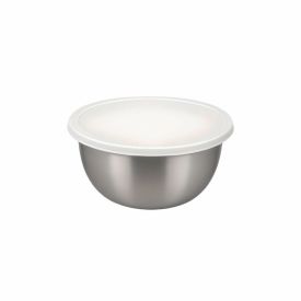 Pote Redondo Com Tampa Havan Casa 1 Litro - Aço Inox