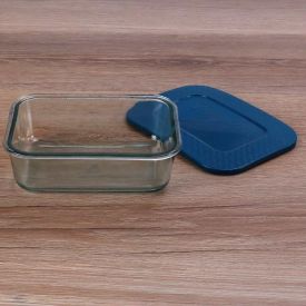 Pote De Vidro Retangular Com Tampa 1 Litro Vitazza - sortido