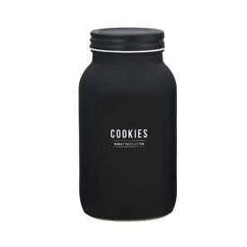 Pote De Vidro Cookies Manhattan Hauskraft 950Ml - Preto