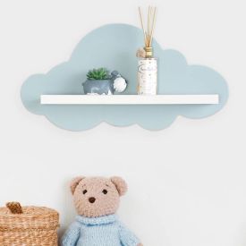 Prateleira Nuvem Mdf 60 X 30 Cm Havan Baby - Azul