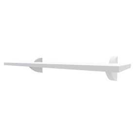 Prateleira Reta Com Suporte Clip 20X100cm Multivisão - Branco