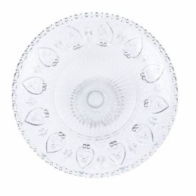 Prato De Bolo Com Pé Havan Casa 30Cm - Vidro Transparente 