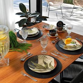 Prato De Sobremesa Acetinado Alleanza 19.5Cm - Atlântica