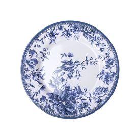 Prato De Sobremesa Alleanza Chinese Garden - Flat Branco e Azul