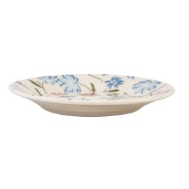 Prato De Sobremesa Mary Biona By Havan Casa 18Cm - Cerâmica Floral 