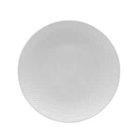 Prato de Sobremesa Melamina Diamond Havan Casa 20Cm - Branco